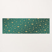 Uniek, mooi, kleurrijk, geschilderd patroon een gr yogamat (Achterkant (horizontaal))