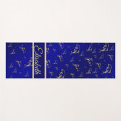 Uniek, mooi, kleurrijk, geschilderd patroon een gr yogamat (Voorkant (horizontaal))