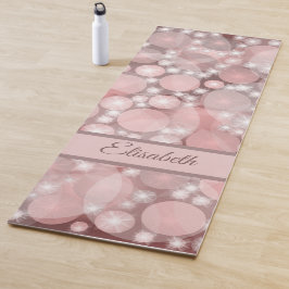 Uniek, mooi, kleurrijk, geschilderd patroon een gr yogamat