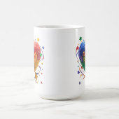 Uniek Mooi – Schattige Autisme Bewustzijn Collect Koffiemok (Center)