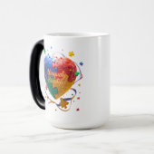 Uniek Mooi – Schattige Autisme Bewustzijn Collect Magische Mok (Voorkant links)