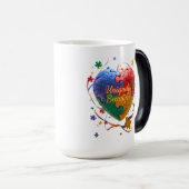 Uniek Mooi – Schattige Autisme Bewustzijn Collect Magische Mok (Voorkant rechts)