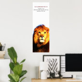 Uniek Motivatie leiderschap Citaat-ion Poster (Thuiskantoor)