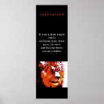 Uniek Motivatie Leiderschap Pop Art Lion Poster<br><div class="desc">Vrijheid en Motivatie Afbeeldingen stimuleren</div>