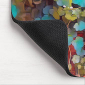 Uniek muispad voor bosbodemkleuren muismat (Hoek)