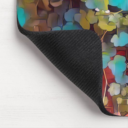 Uniek muispad voor bosbodemkleuren muismat (Hoek)