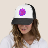 Uniek mystiek ontwerp trucker pet (In situ)