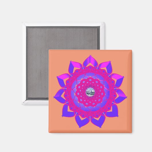 Uniek mystisch ontwerp magneet (Voorkant / Achterkant)