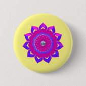 Uniek mystisch ontwerp ronde button 5,7 cm (Voorkant)