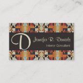 Uniek Native American Tribal Art Patroon Visitekaartje (Voorkant)