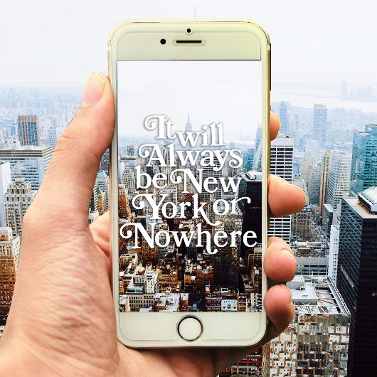 Uniek New York City bruiloft thema Save the Date