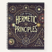 Uniek Notitieboek met Hermetic Principles Print (Voorkant)
