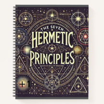 Uniek Notitieboek met Hermetic Principles Print