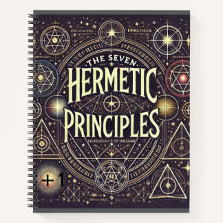 Uniek Notitieboek met Hermetic Principles Print