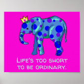 Uniek olifant Poster (Voorkant)