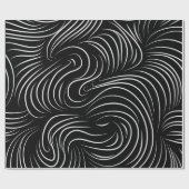 Uniek omslagpapier voor zwart-wit gebruik cadeaupapier (Vlak)