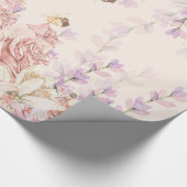 Uniek onbewerkte, onbewerkte papierpap cadeaupapier (Hoek)