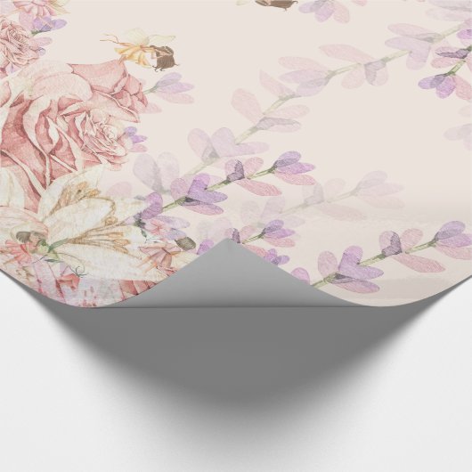 Uniek onbewerkte, onbewerkte papierpap cadeaupapier (Hoek)