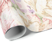 Uniek onbewerkte, onbewerkte papierpap cadeaupapier (Rol Hoek)