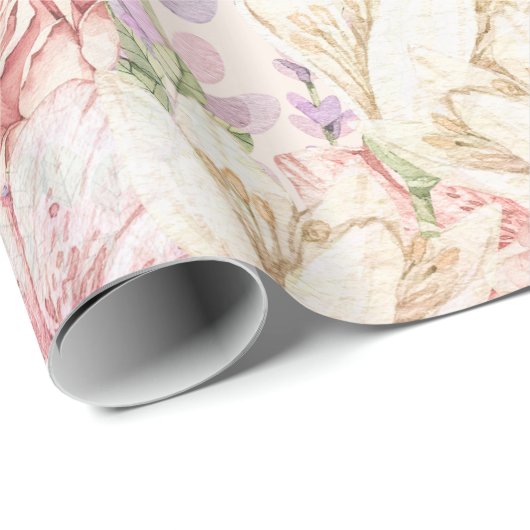 Uniek onbewerkte, onbewerkte papierpap cadeaupapier (Rol Hoek)