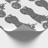 Uniek ongebruikelijk inpakpapier voor motoren (Hoek)