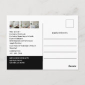 Uniek onroerend goed Open Huis Promotioneel Briefkaart (Achterkant)