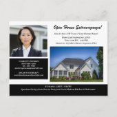 Uniek onroerend goed Open Huis Promotioneel Briefkaart (Voorkant)