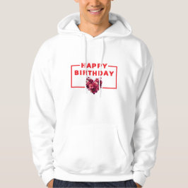 Uniek Ontwerp HAPPY BIRTHDAY Hoodie