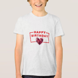 Uniek Ontwerp HAPPY BIRTHDAY Jongens T-shirts