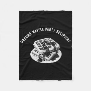 Uniek Ontwerp Ontslag Waffle Party Ontvanger voor Fleece Deken