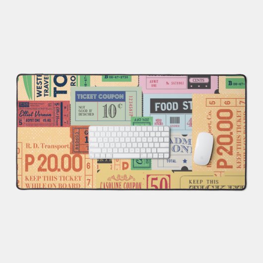 Uniek ontwerp  Oude cenima tickets Classic Bureaumat (Keyboard & Muis)