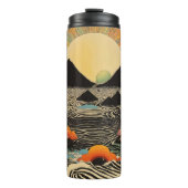 Uniek ontwerp thermische thumbler thermosbeker (Voorkant)