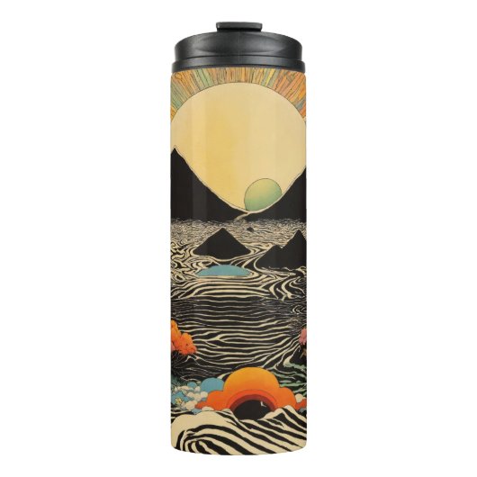 Uniek ontwerp thermische thumbler thermosbeker (Voorkant)