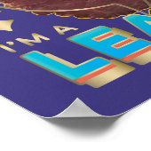 Uniek ontwerp van de eenhoorn "I'm a Leader" Poster (Hoek)