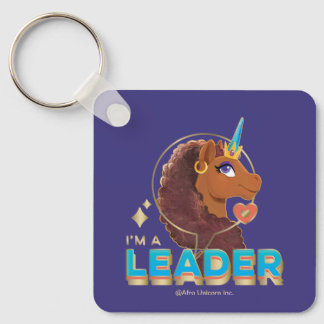 Uniek ontwerp van de eenhoorn "I'm a Leader" Sleutelhanger
