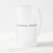 Uniek ontwerp van glashelder mok (Voorkant rechts)