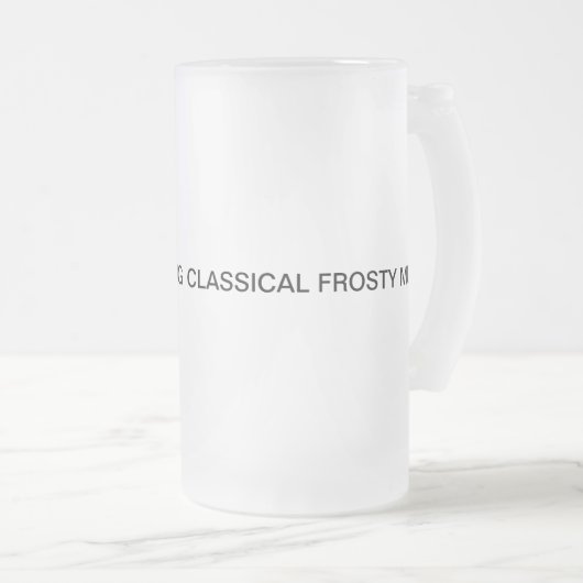 Uniek ontwerp van glashelder mok (Voorkant rechts)