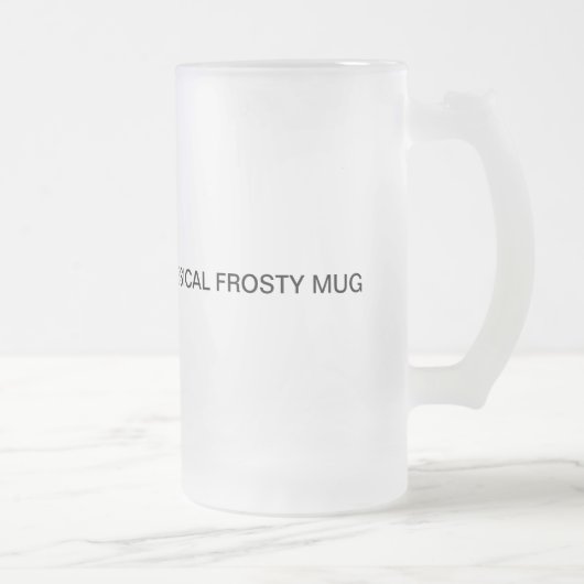 Uniek ontwerp van glashelder mok (Rechts)