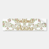 Uniek ontwerp van Hakuna Matata: Serene Vibes Bumpersticker (Voorkant)