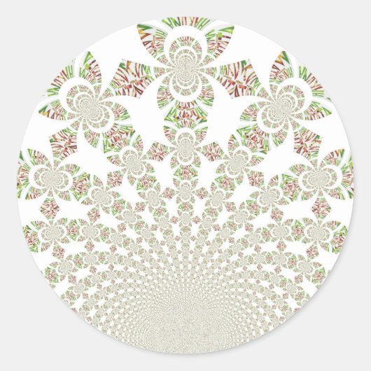 Uniek ontwerp van Hakuna Matata: Serene Vibes Ronde Sticker (Voorkant)