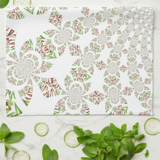 Uniek ontwerp van Hakuna Matata: Serene Vibes Theedoek (Gevouwen)