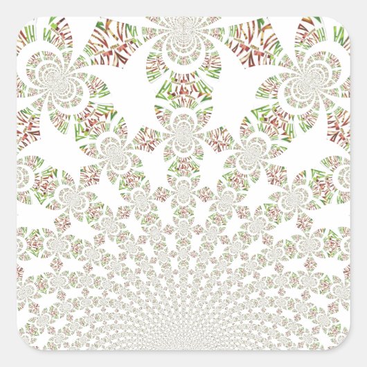 Uniek ontwerp van Hakuna Matata: Serene Vibes Vierkante Sticker (Voorkant)