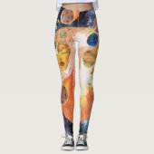 Uniek ontwerp van het universum l Moderne ruimte Leggings (Voorkant)