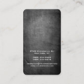 Uniek ontwerp van het verticale karton visitekaartje (Achterkant)