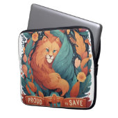 "Uniek ontwerp van stethoscoop in de vorm van een  Laptop Sleeve (Voorkant Links)