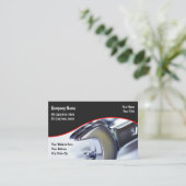 Uniek ontwerp van Visitekaartje voor auto's (Staand voorkant)