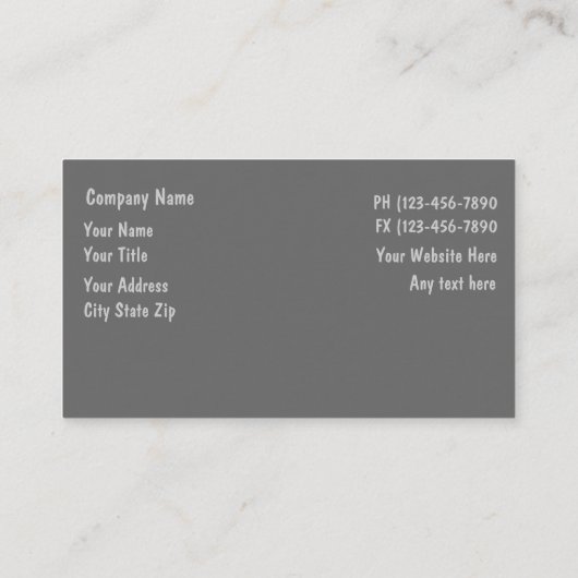 Uniek ontwerp voor autothema visitekaartje (Achterkant)