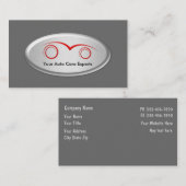 Uniek ontwerp voor autothema visitekaartje (Voorkant / Achterkant)