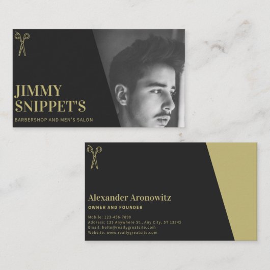 Uniek ontwerp voor de contactkaartje (Voorkant / Achterkant)