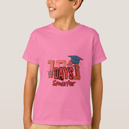 Uniek ontwerp voor het vieren van 100 dagen school t-shirt (Voorkant)